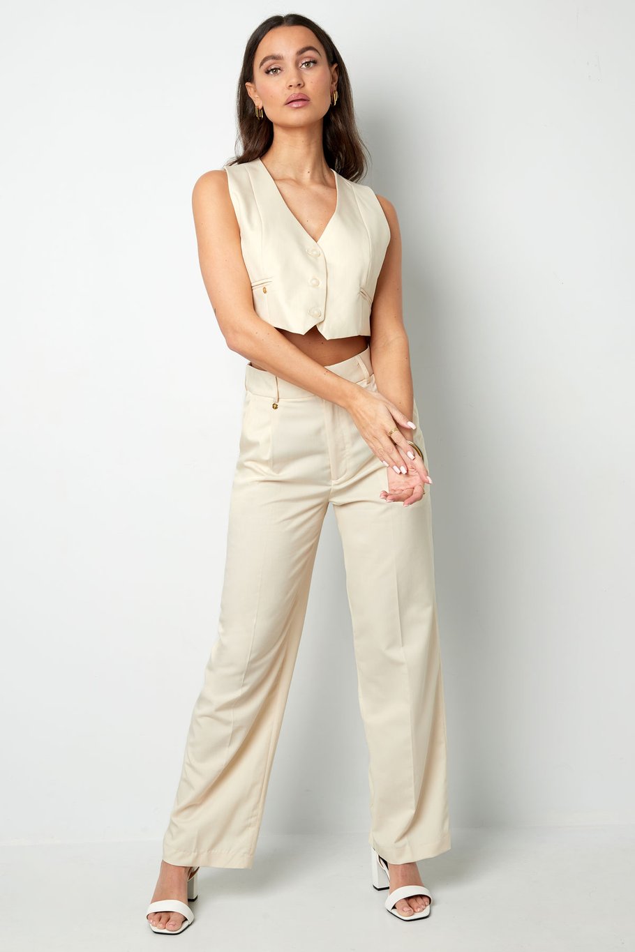 Chaleco corto - off-white Imagen10
